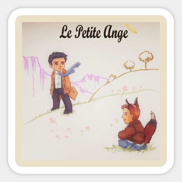 Le Petite Ange Sticker by ficfacersstore